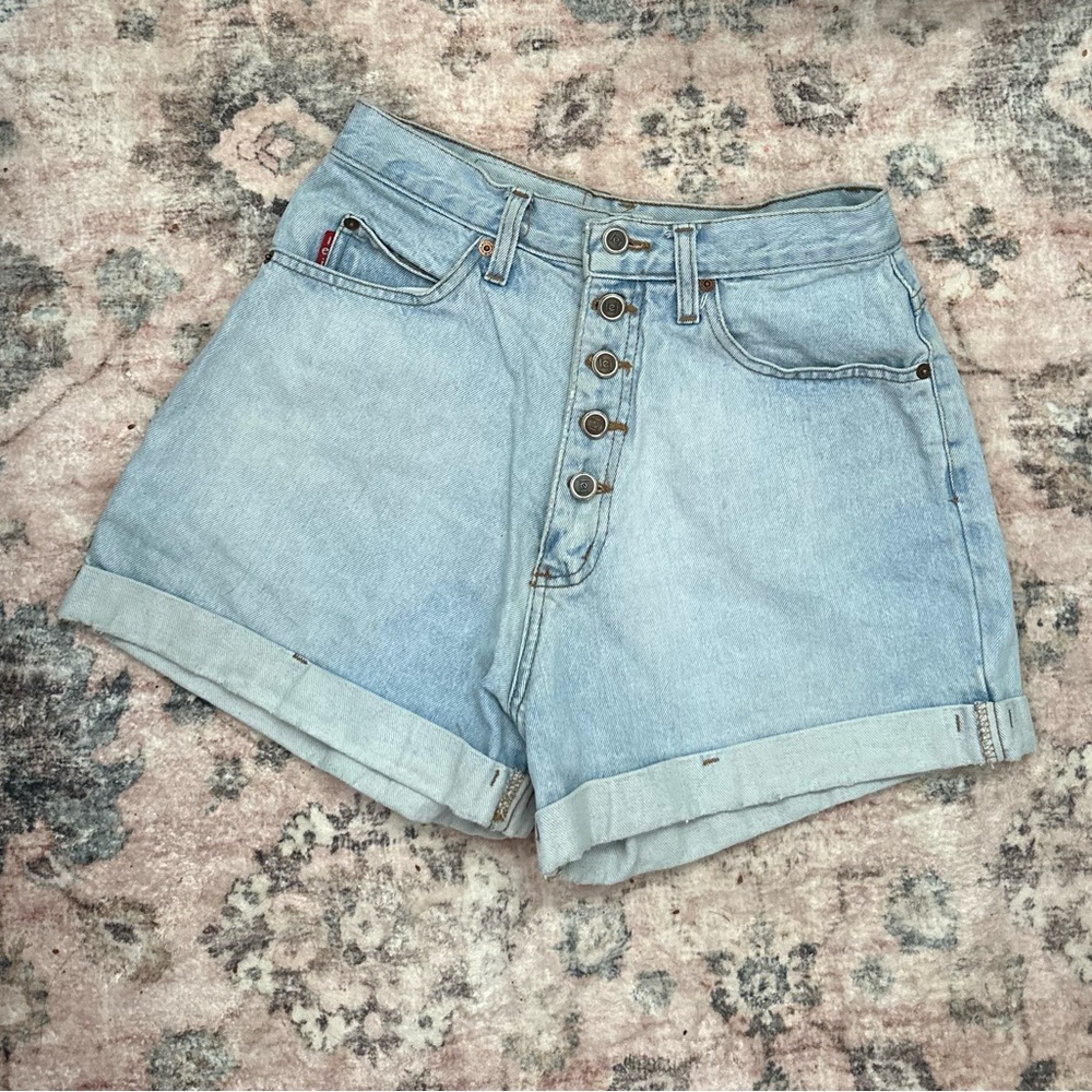 Vintage High Rise Denim Shorts